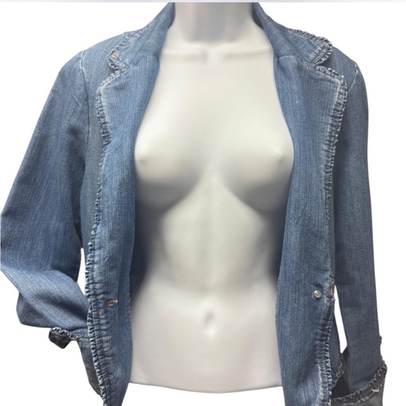 Faded Glory Jean Blazer - Picture 3 of 5